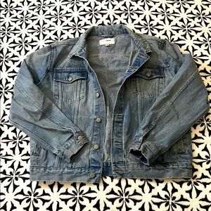 Fashion Nova Dark Wash Denim Jacket